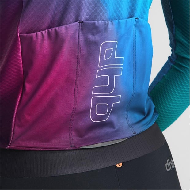 Purple Multi - Dhb - Dhb Aeron Long Sleeve Jersey 3.0 Unisex