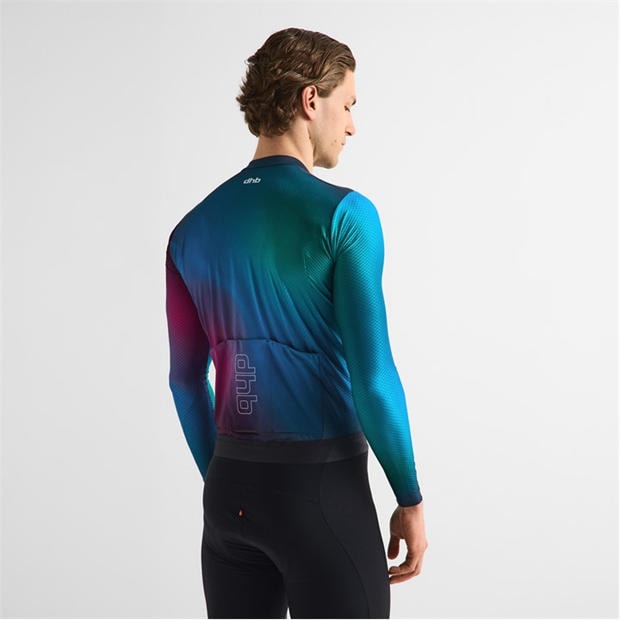 Purple Multi - Dhb - Dhb Aeron Long Sleeve Jersey 3.0 Unisex
