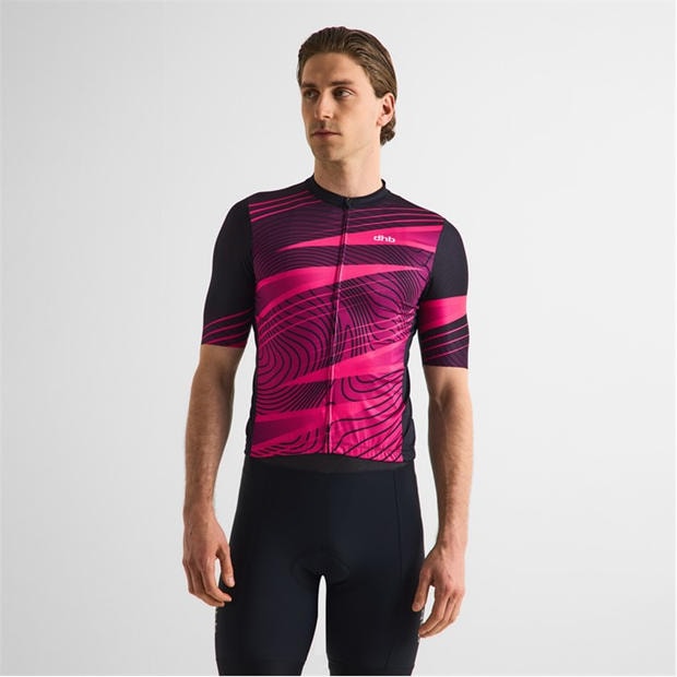 Red/Black - Dhb - Dhb Blok Short Sleeve Jersey 3.0 Unisex