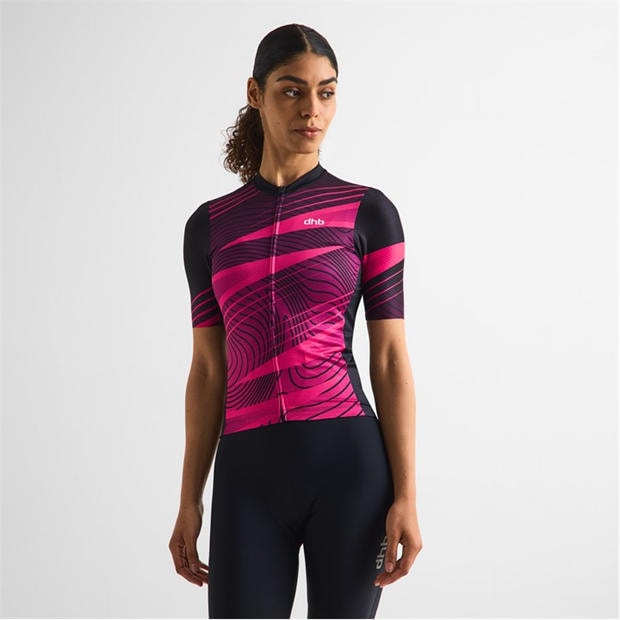 Red/Black - Dhb - Dhb Blok Short Sleeve Jersey 3.0 Unisex