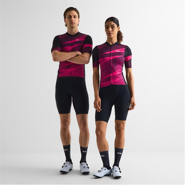 Red/Black - Dhb - Dhb Blok Short Sleeve Jersey 3.0 Unisex