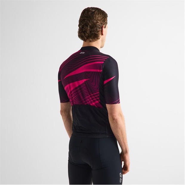 Red/Black - Dhb - Dhb Blok Short Sleeve Jersey 3.0 Unisex