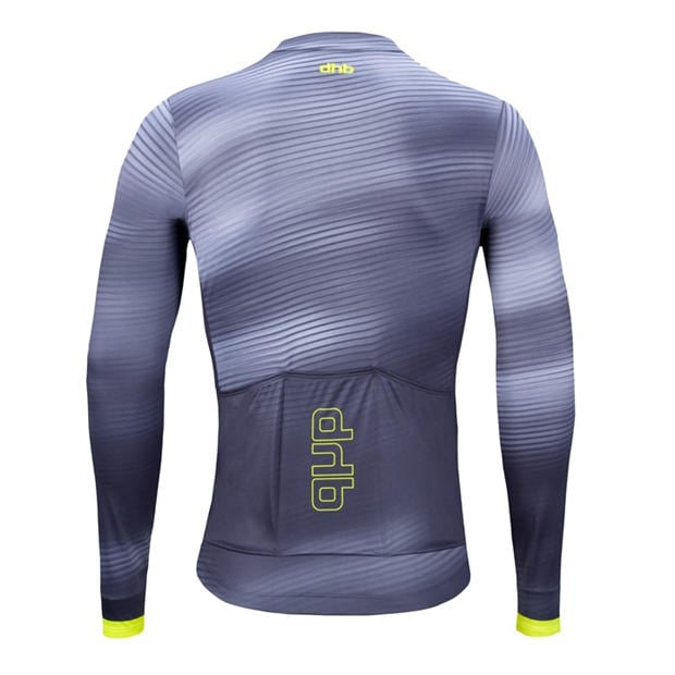 Grey - Dhb - Dhb Blok Long Sleeve Jersey 3.0 Unisex