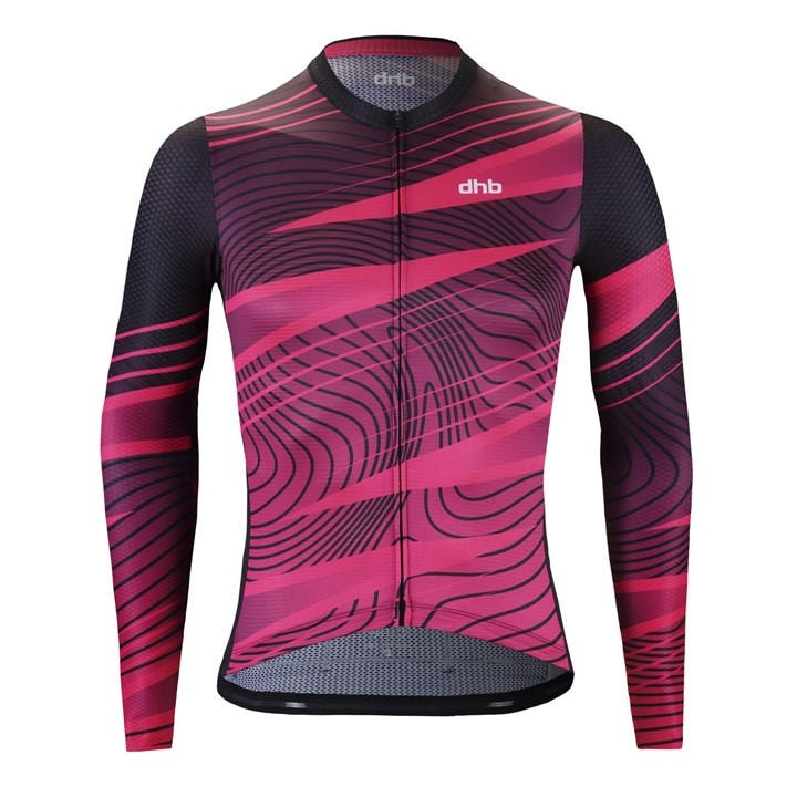 Dhb  Red Blok Long Sleeve Jersey 3.0 in Size XL, Sports Direct