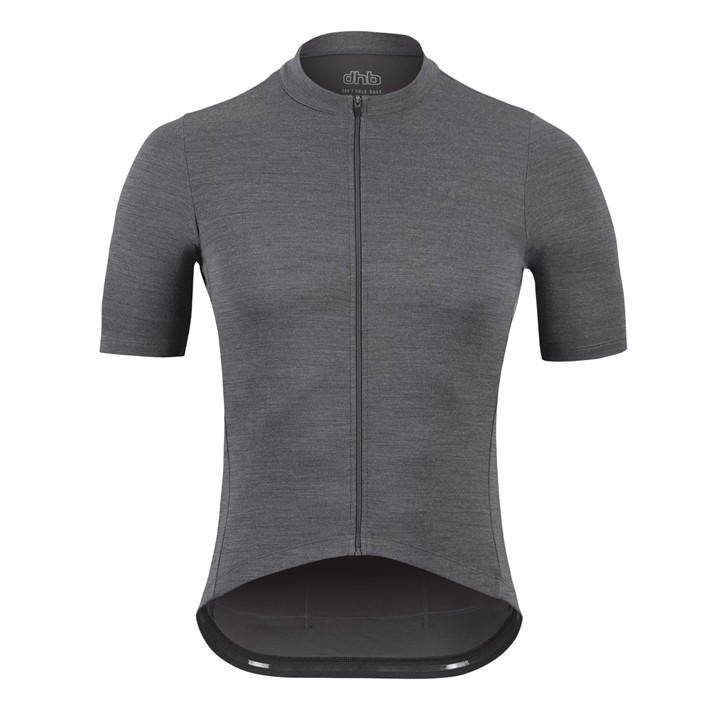 Dhb Men's Grey Merino Short Sleeve Jersey in Size L, Sports Direct