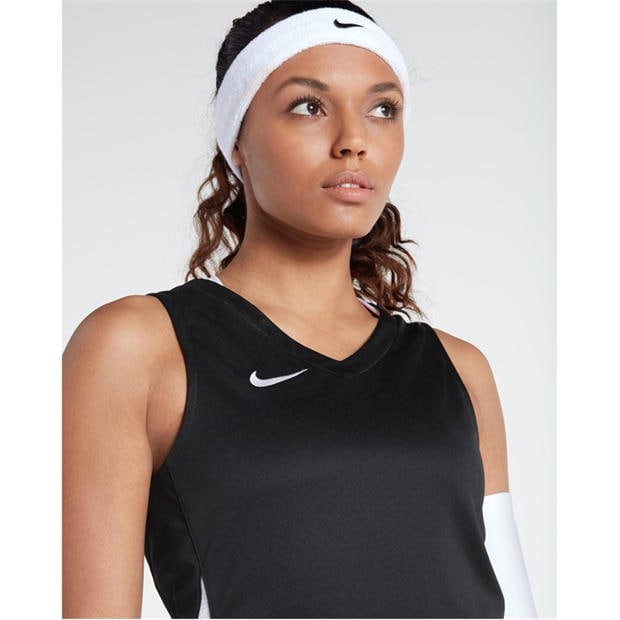Black/White - Nike - Women's Performance Basketball Jersey