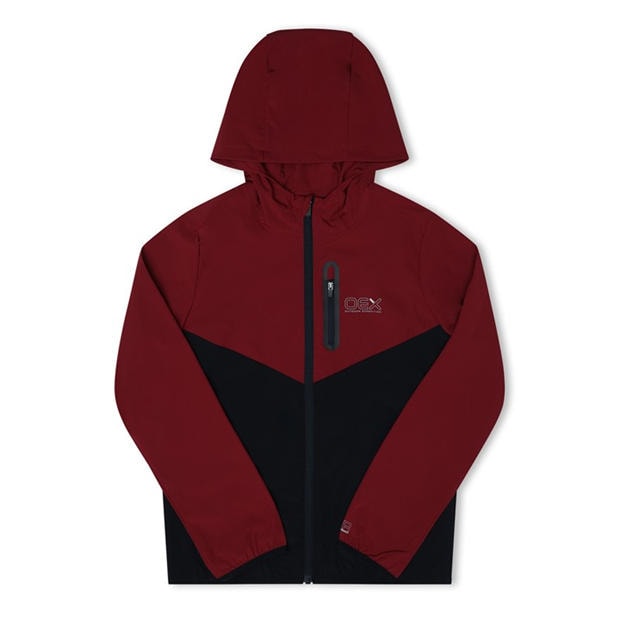 Rust/Black - OEX - Kids' Fell Full Tracksuit