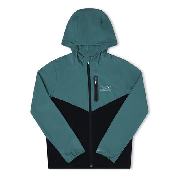 Green/Black - OEX - Kids' Fell Full Tracksuit