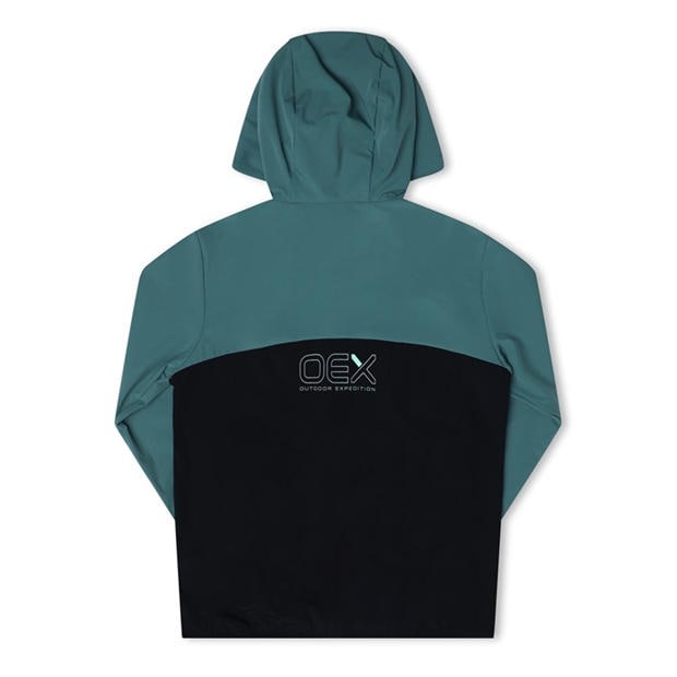 Green/Black - OEX - Kids' Fell Full Tracksuit