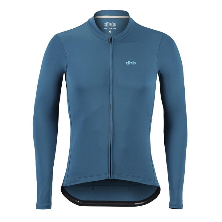 Dhb Men's Blue Blok Classic Long Sleeve Jersey in Size XL, Sports Direct