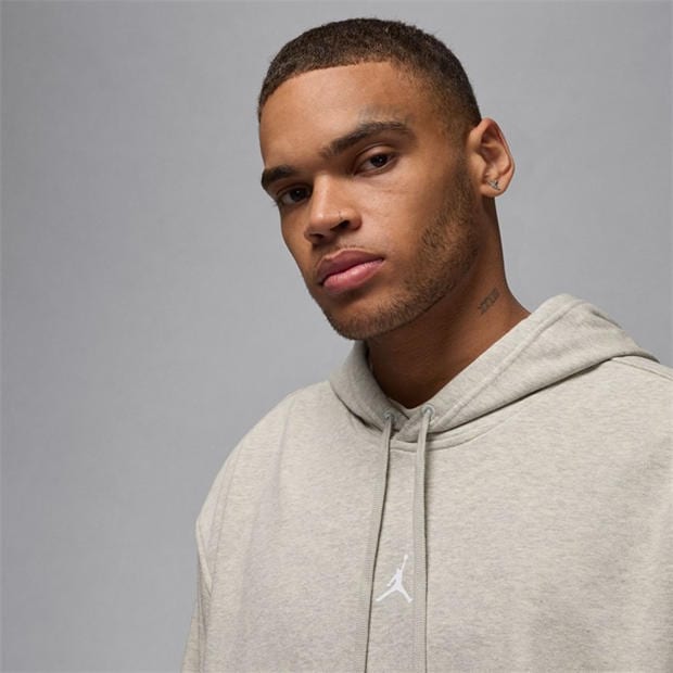 Grey Heather/Wh - Nike - Men's Fleece Performance Hoodie