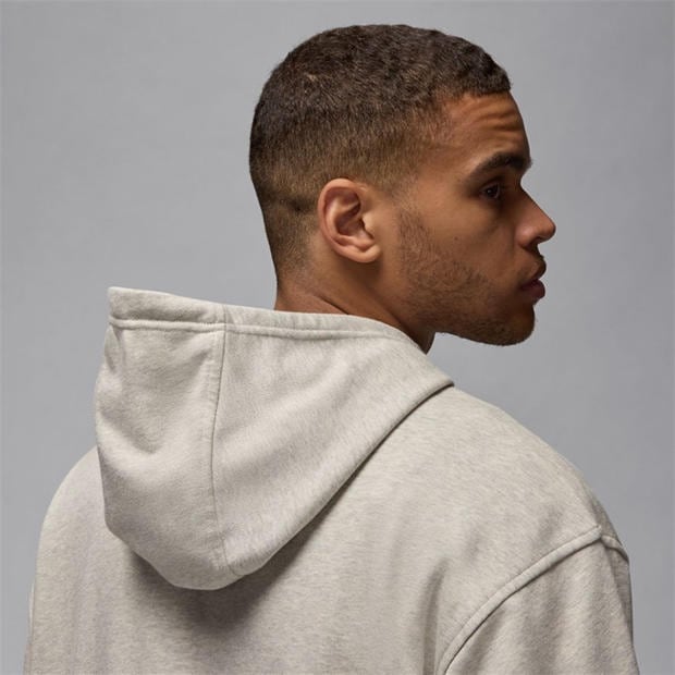 Grey Heather/Wh - Nike - Men's Fleece Performance Hoodie
