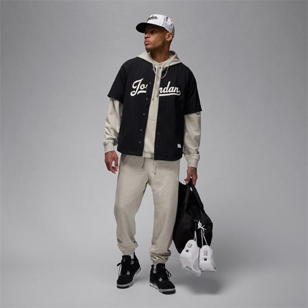Grey Heather/Wh - Nike - Men's Fleece Performance Hoodie