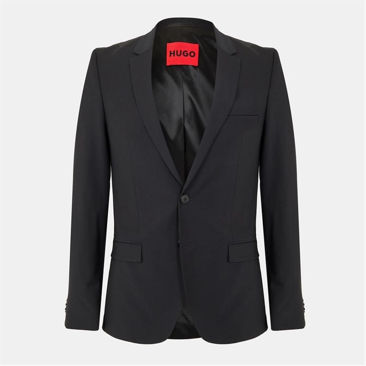 Hugo Men's Blue Hesten Tailored Fit Suit in Size XL, Sports Direct