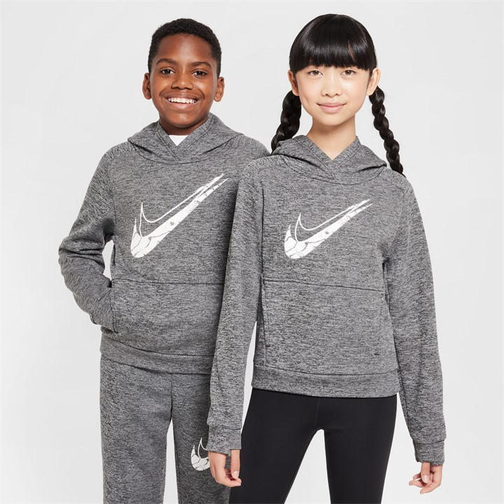 Nike  Kids Black Kids' Training Performance Hoodie in Size 5 - 6 Years, Sports Direct