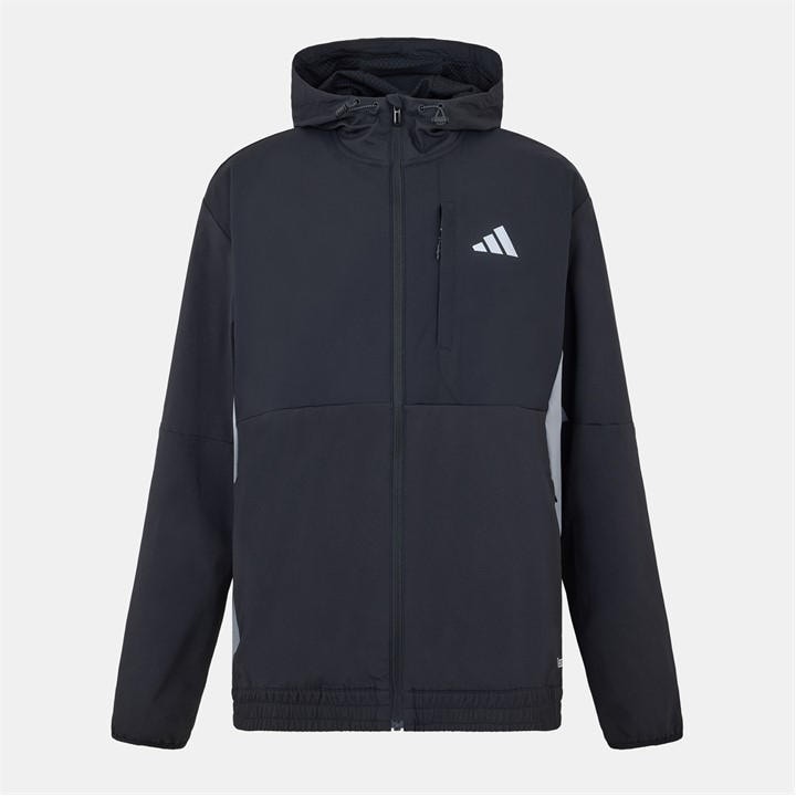 Adidas Men's Black Performance Tracksuit Top in Size 2XL, Sports Direct
