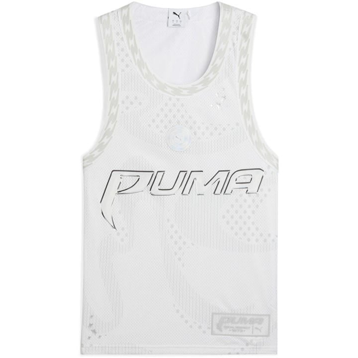 Puma Women's White Performance Basketball Jersey in Size 12, Sports Direct