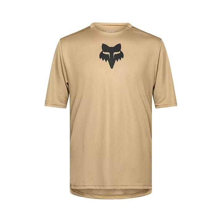 Fox Men's Brown Ranger Short Sleeve Jersey in Size L, Sports Direct