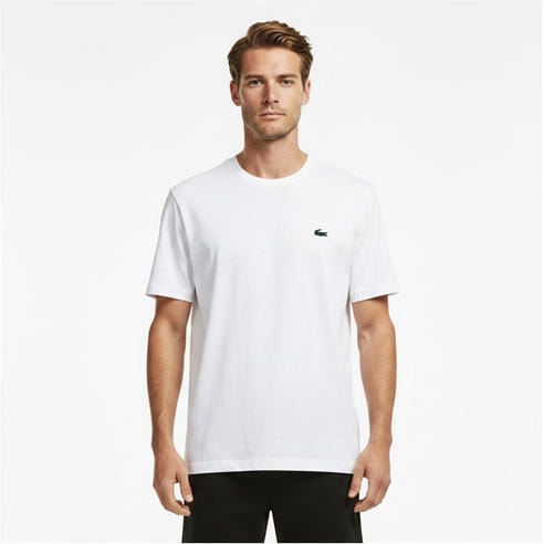 Lacoste - Men's BackPrint Short-Sleeve Crew-Neck T-Shirt