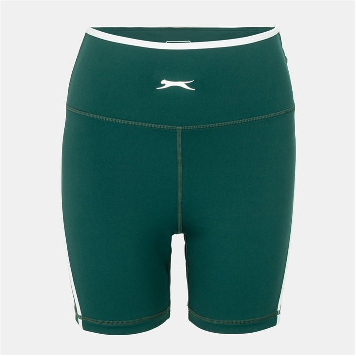 Slazenger Women's Green Compres Short in Size 12, Sports Direct