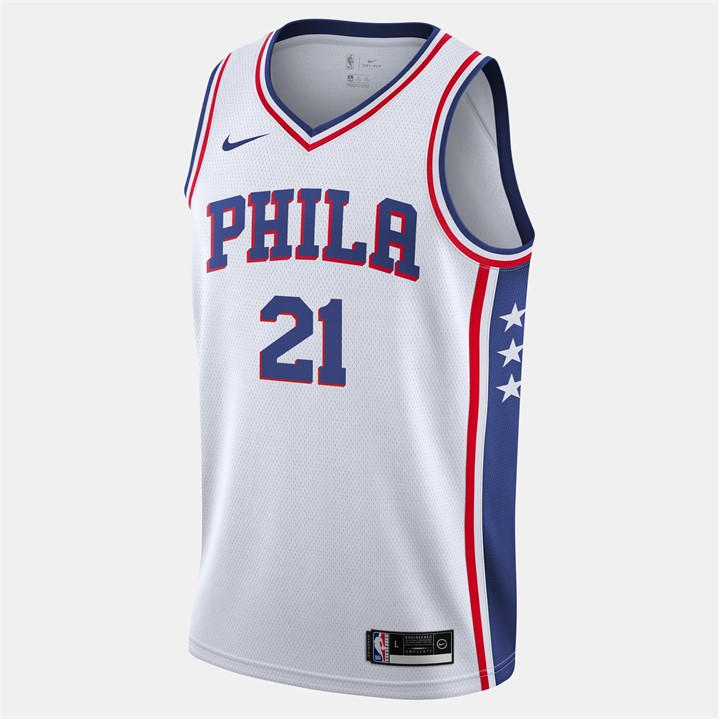 Nike Boys White Kids' Performance Basketball Jersey in Size 13 - 14 Years, Sports Direct