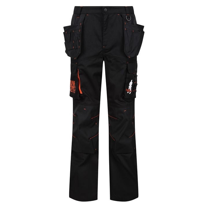 Regatta Men's Black Durable Work Trousers in Size 40 R, Sports Direct