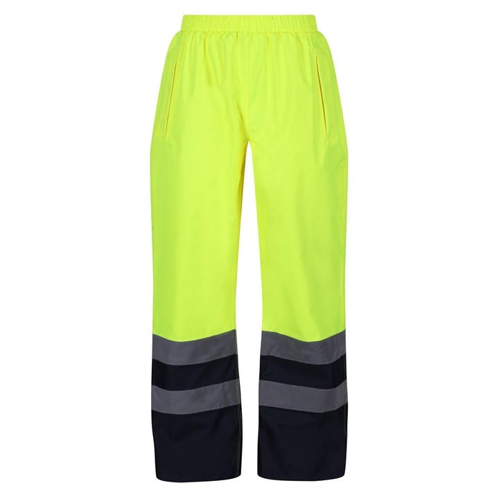 Regatta Men's Yellow High Visibility Professional Work Trouser in Size 3XL, Sports Direct