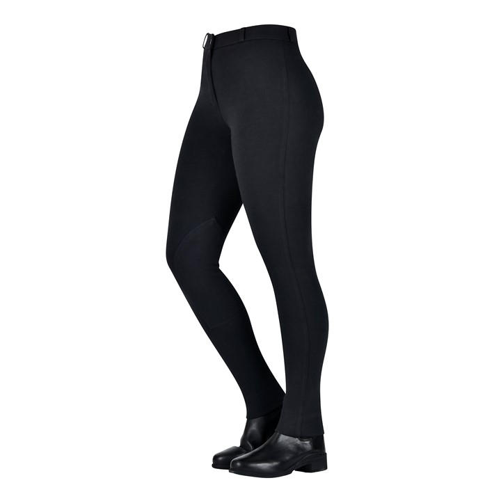 Saxon  Kids Black Warm Up Riding Jodhpur  in Size 12 Yr 25in, Sports Direct