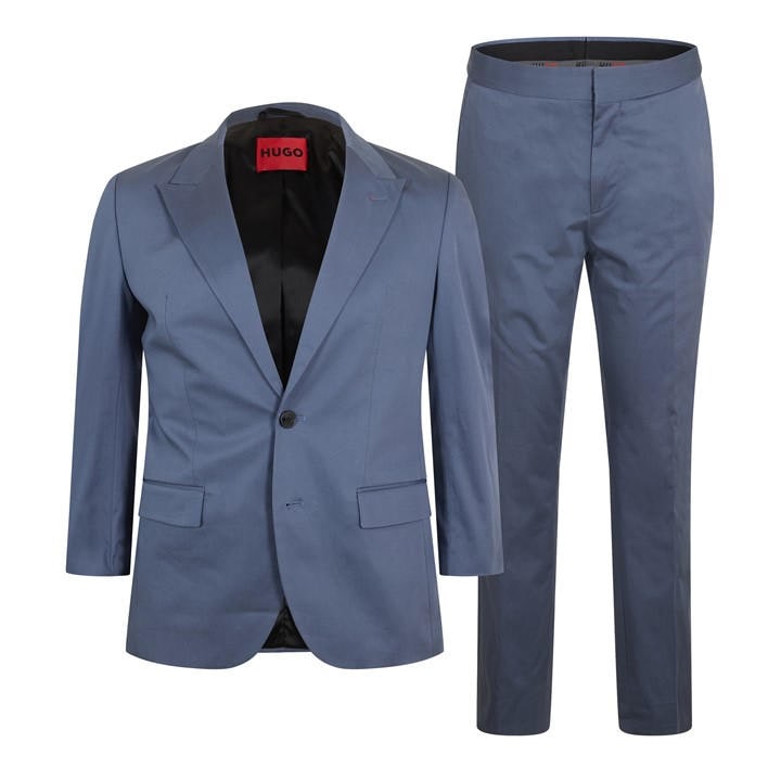 Hugo Men' Blue Henry Getlin242 Suit in Size S, Sports Direct