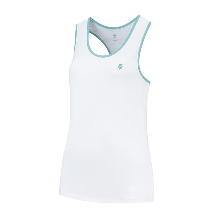 K Swiss Women's White Hypercourt Performance Vest in Size 14, Sports Direct