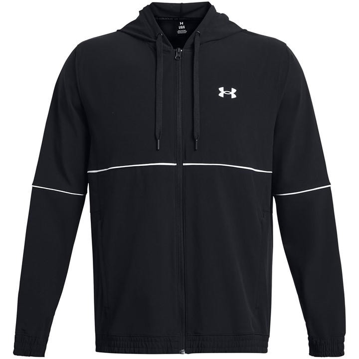 Under Armour Men's Black Baseline Woven Performance Hoodie in Size M, Sports Direct
