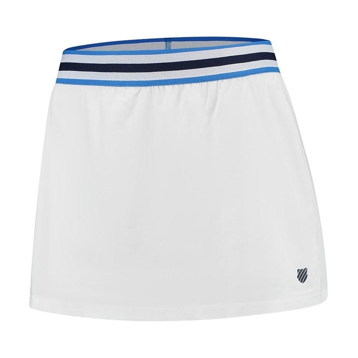 K Swiss Women's White Core Team Performance Skort in Size 10, Sports Direct