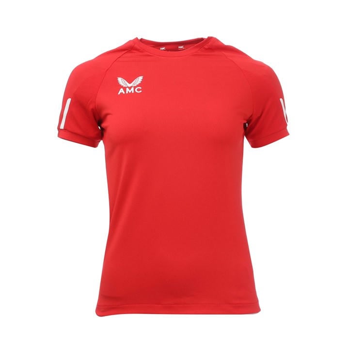 Castore Women's Red Amc Performance T-Shirt in Size 8, Sports Direct