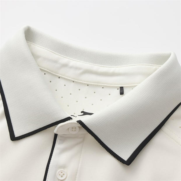 White - Slazenger - Men's Tennis Short Sleeve Performance Polo Shirt