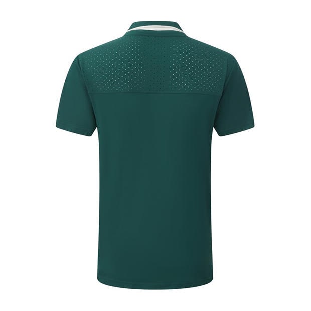 Green - Slazenger - Men's Tennis Short Sleeve Performance Polo Shirt