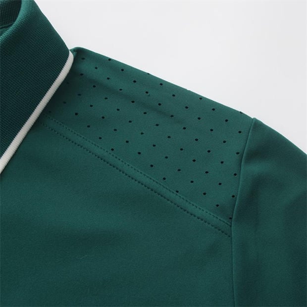 Green - Slazenger - Men's Tennis Short Sleeve Performance Polo Shirt
