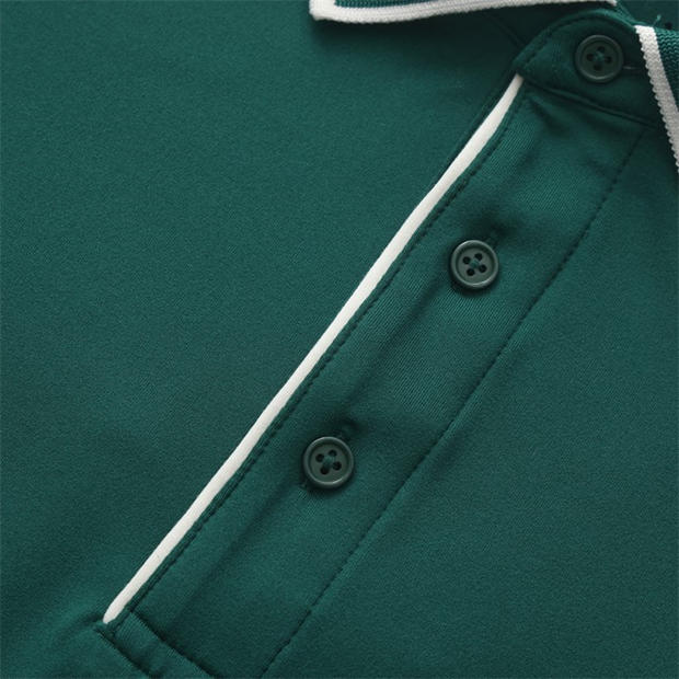 Green - Slazenger - Men's Tennis Short Sleeve Performance Polo Shirt