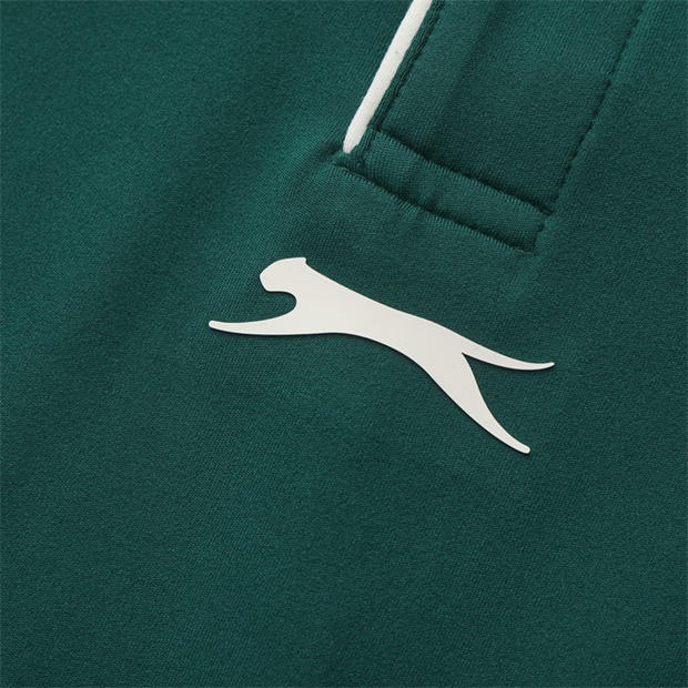 Green - Slazenger - Men's Tennis Short Sleeve Performance Polo Shirt