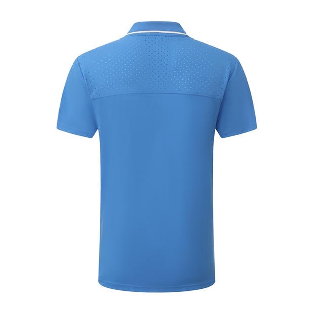 Blue - Slazenger - Men's Tennis Short Sleeve Performance Polo Shirt