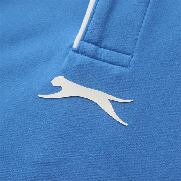 Blue - Slazenger - Men's Tennis Short Sleeve Performance Polo Shirt