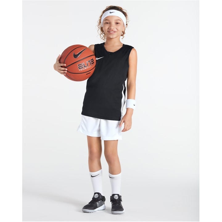 Nike  Kids Black Performance Basketball Jersey in Size 13 - 14 Years, Sports Direct