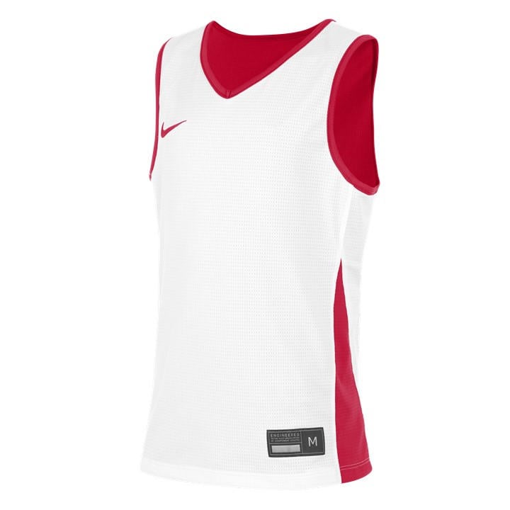 Nike  Kids Red Performance Basketball Jersey in Size 13 - 14 Years, Sports Direct