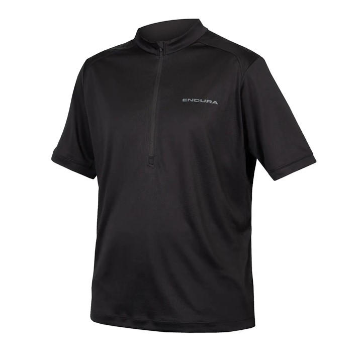 Endura Men's Black Hummvee Short Sleeve Jersey Medium