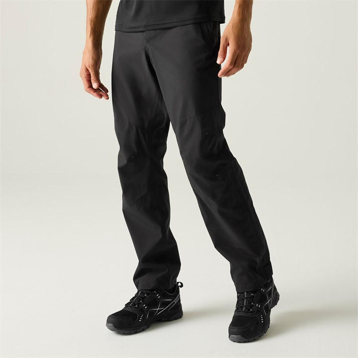 Regatta Men's Waterproof Highton Overtrousers - Black 3XL Regular - Image 4