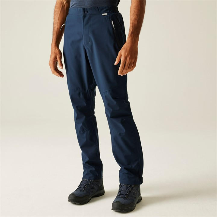 Regatta Men's Blue Highton Waterproof Overtrouser Medium