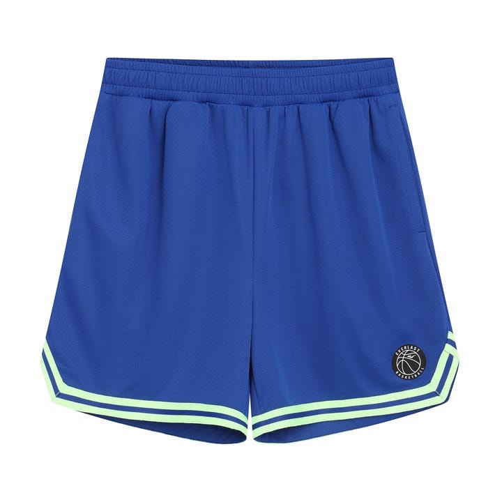 Everlast Boys Basketball Short Juniors - Blue/Green - 7-8 (S) - Image 2