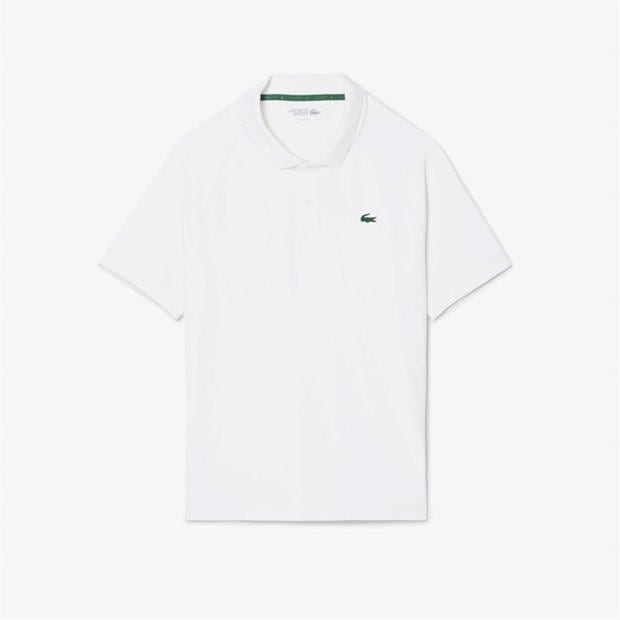White 001 - Lacoste - Men's Short Sleeve Performance Polo Shirt
