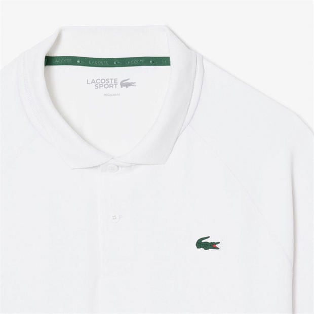 White 001 - Lacoste - Men's Short Sleeve Performance Polo Shirt