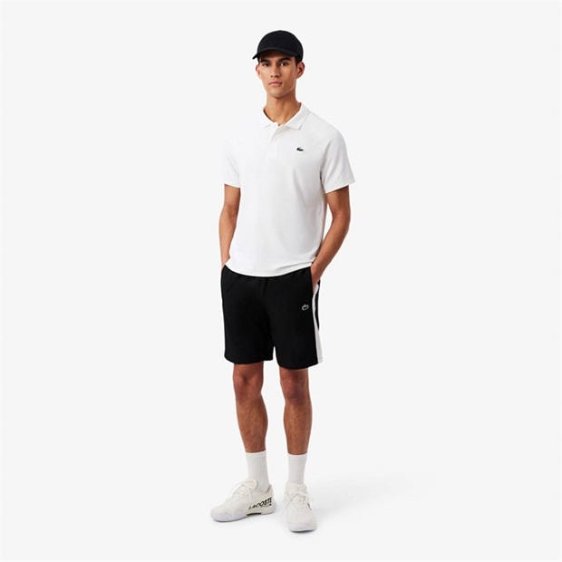 White 001 - Lacoste - Men's Short Sleeve Performance Polo Shirt