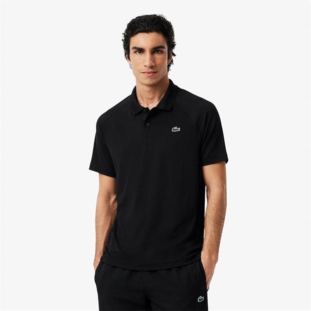 Black 031 - Lacoste - Men's Short Sleeve Performance Polo Shirt